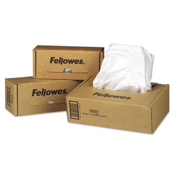Fellowes® Shredder Waste Bags, 32-38 Gal Capacity, 50-carton freeshipping - TVN Wholesale